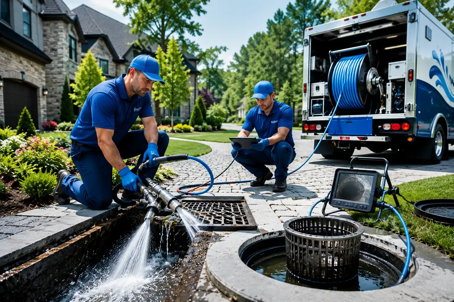 Local outdoor drain cleaning professionals in Mansfield Center, CT